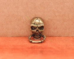 Create YueHong 10Pcs Biker Brass Leathercraft Conchos Skull Rivet Stud Punk Screw Back Antique Decorative DIY Wallet Bag Belt