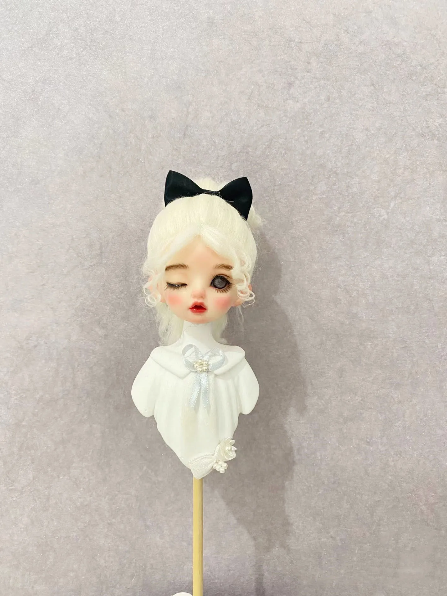 

OB11 Парик Вьющиеся 1/3 1/4 1/6 Волосы куклы BJD