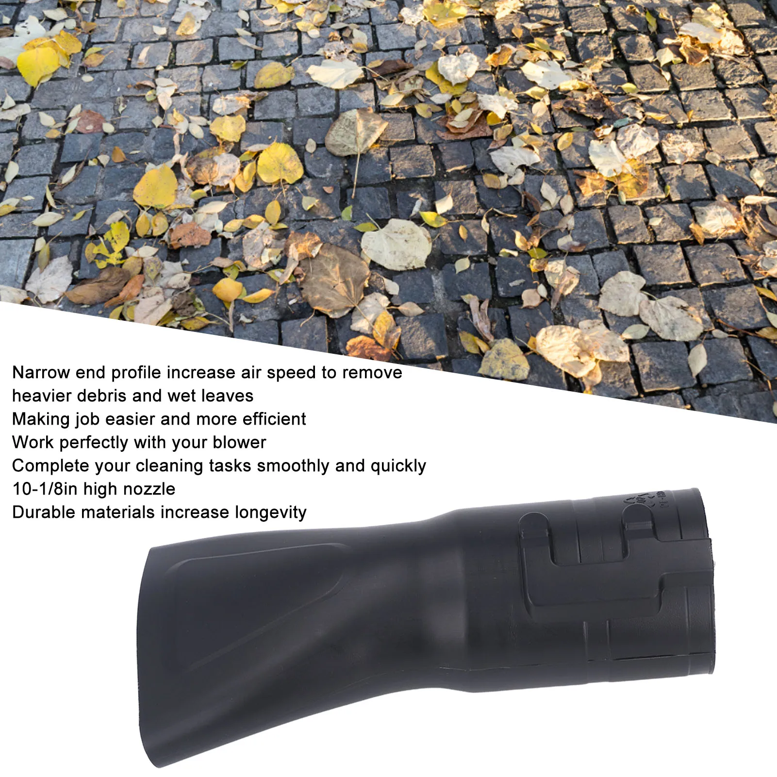 Flat End Nozzle Attachment for X2 36V 18V Handheld Leaf Blower XBU02Z XBU03 DUB362 Blower Air Concentrator Tool Accessory