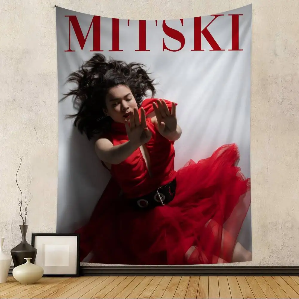 Singer Mitski First Love Tv Girl French Pop Music Album Printed Large Wall Decoration Witchcraft Bohemian Wall Art Decor