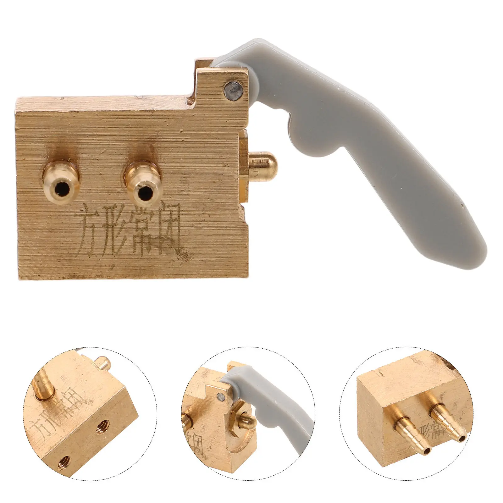 Normally Closed Dental Valve Block Brass Plastic Square Construction for Dental Chair Handpiece Holder Scaler Turbine Operatory