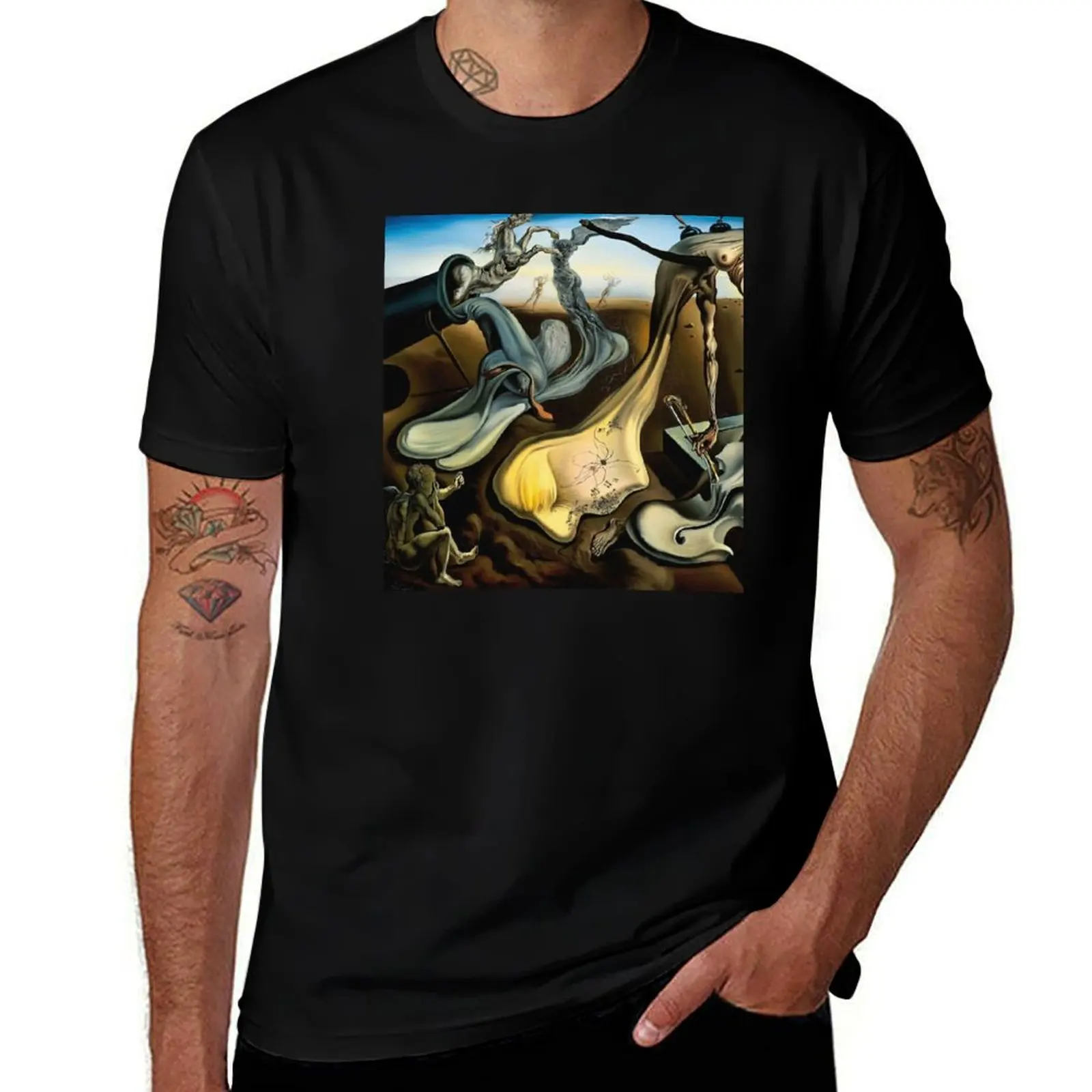 Salvador dali original paintings surrealism T-Shirt Plus Size Comfort Fit Tee T-Shirt