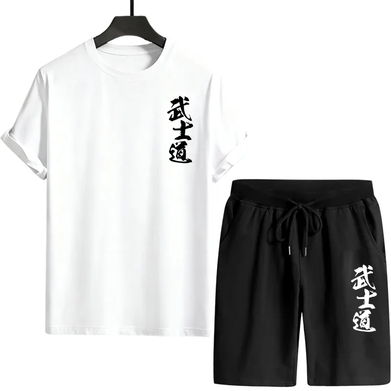 

Quality Daily Wear 2026 Summer Outdoors Jogging Single Piece Versatile Sleeved T-shirt and Sports Short Men's Tracksuit Casual