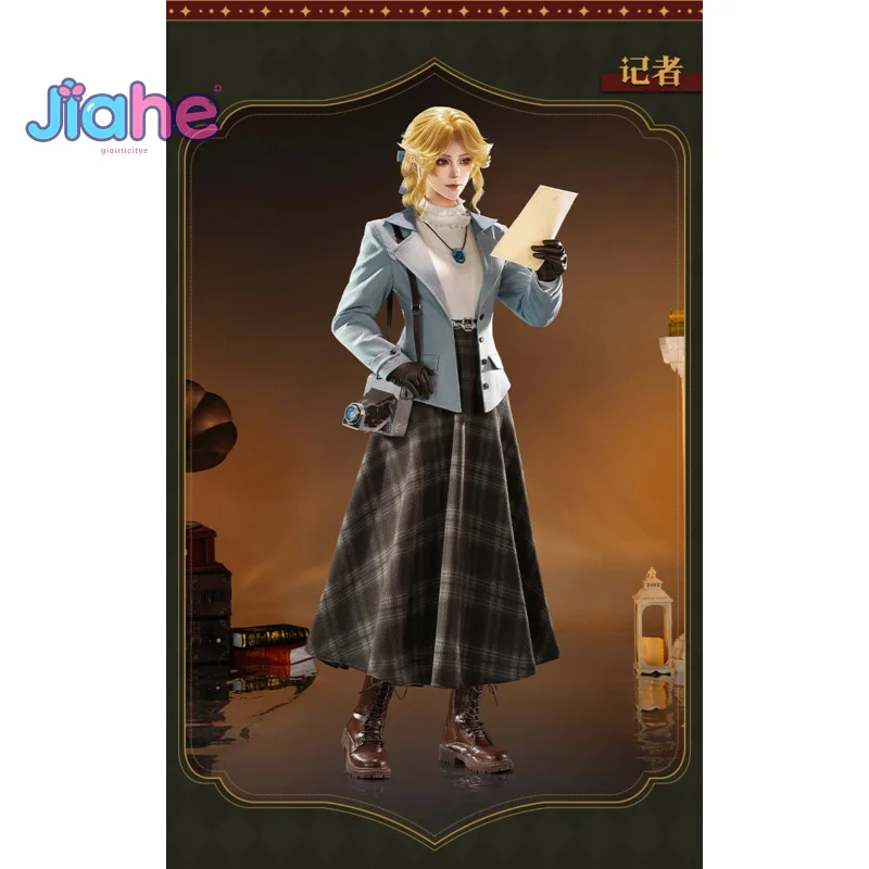 

Identity V Alice DeRoss New Survival Reporter Original Skin Game Suit Cosplay Costume Halloween Party Alice Derose Outfit Women