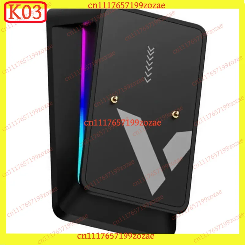 LK k3 Custom RGB Illuminated Mouse Charging Dock | Magnetic Wireless Charger Stand for Gaming & Office Mice
