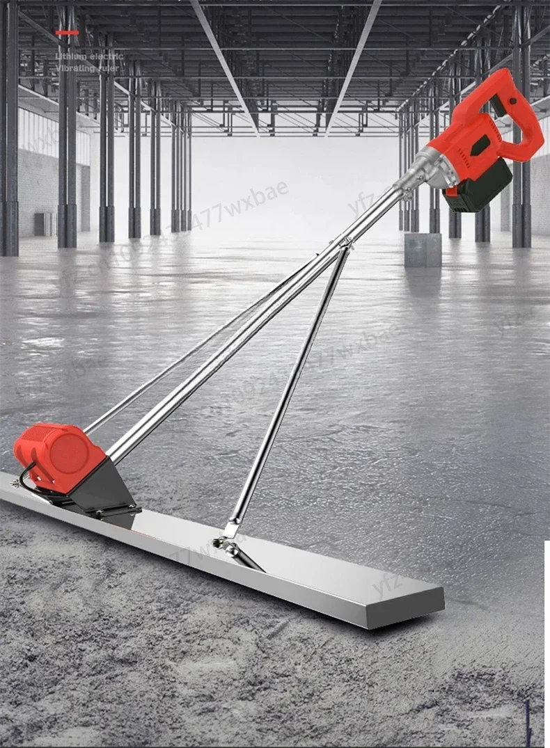 Electric Level Floor Vibration Ruler Mortar Vibrator Screed Concrete Leveling Machine Concrete Vibration