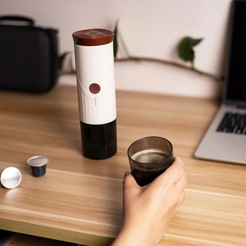 Portable Coffee Maker Manufacturers Hot Selling Automatic Heating Customizable logo Capsule Espresso Machine in Stock