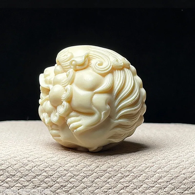 Wooden Hand Therapy Balls 2Pcs, Stress Relief Hand Exercisers for Seniors Home Meditation Supplies