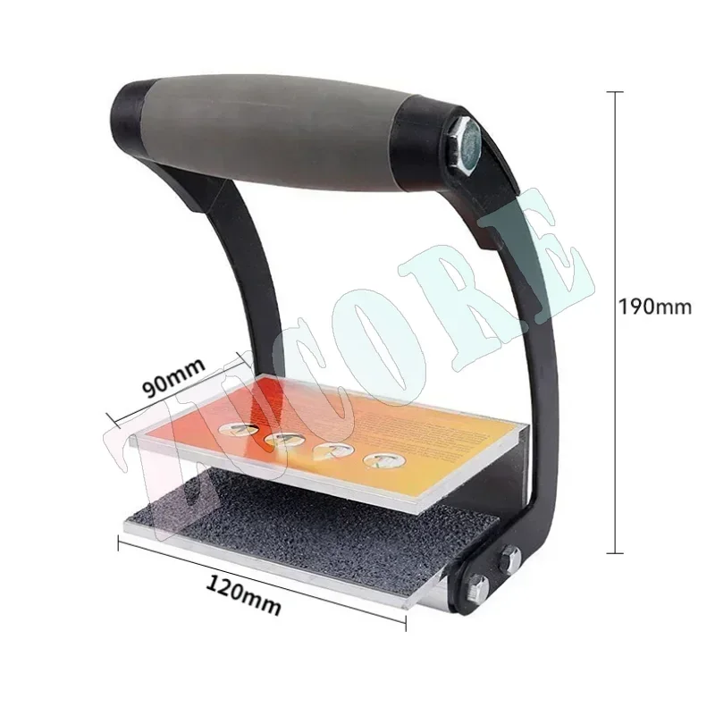 Nuevo 50k aleación de aluminio + placa de goma Panel portador llave de manipulación mango de vidrio elevador de mano pinza tablero de madera alicate de abrazadera