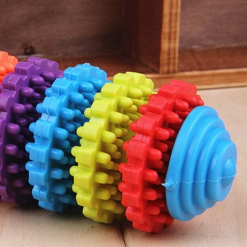 New Durable Rubber Pet Dog Puppy Cat Dental Teething Healthy Teeth Gums Chew Toy  Dog Stuff  Dog Toys for Large Dogs Jouet Chat