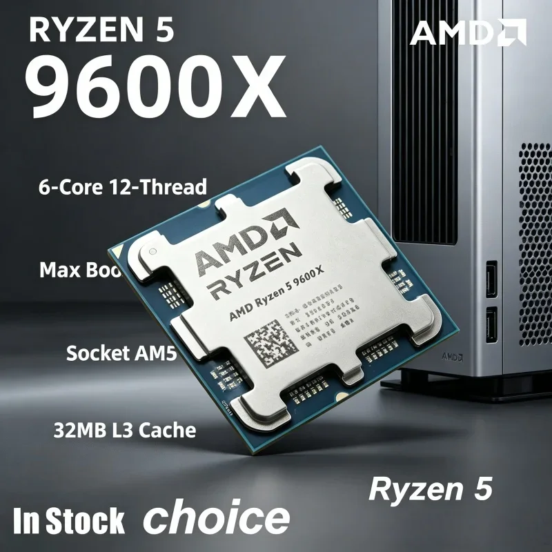 

Mainstream Choice AMD R5 9600X Cost Effective Professional Gaming 5.4GHz Overclockable AM5 Loose Pieces