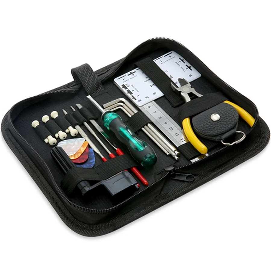 

22PCS Guitar Repair Tool Kit Cleaning Technology Tool Kit Guitar Repair Accessories