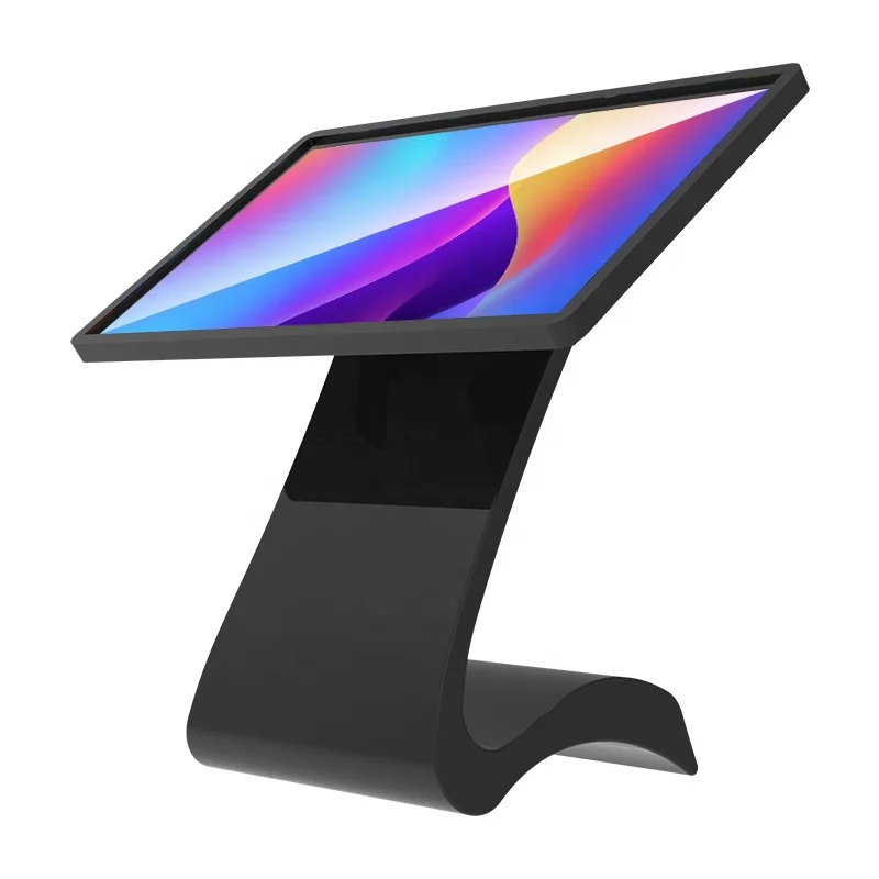 21.5/32/43/55 Inch Z Stand Interactive LCD Digital Information Search Display All in One PC Touch Screen Kiosk