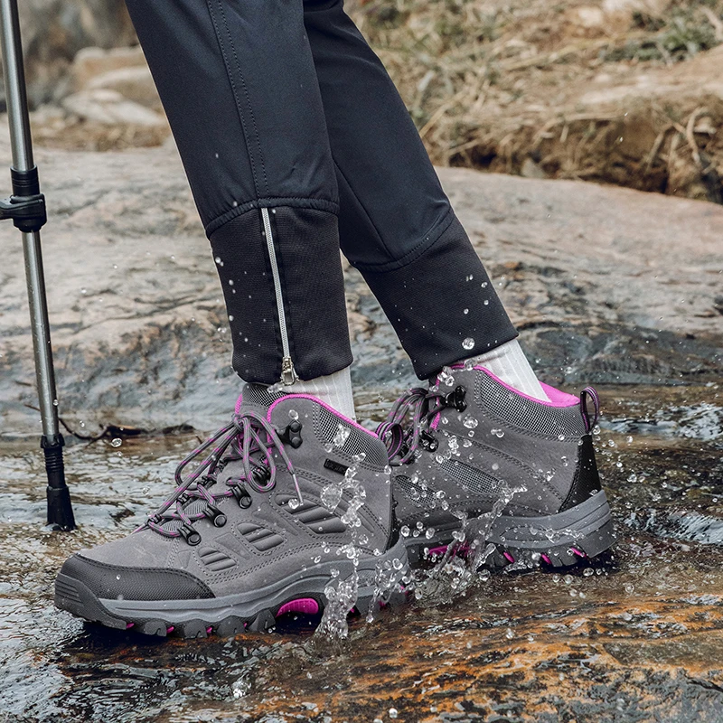 أحذية نسائية ريترو بسيطة ذات نعل سميك مريحة كاجوال منصة مضادة للانزلاق أحذية المشي لمسافات طويلة الركض المشي لمسافات طويلة التدريب أحذية رياضية #6