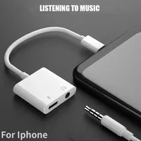 Headphone Adaptador for IPhone 14 13 12 11 X 8 7 Plus Aux Audio Splitter for Lighting To 3.5mm Adapter Earphone Jack Cable