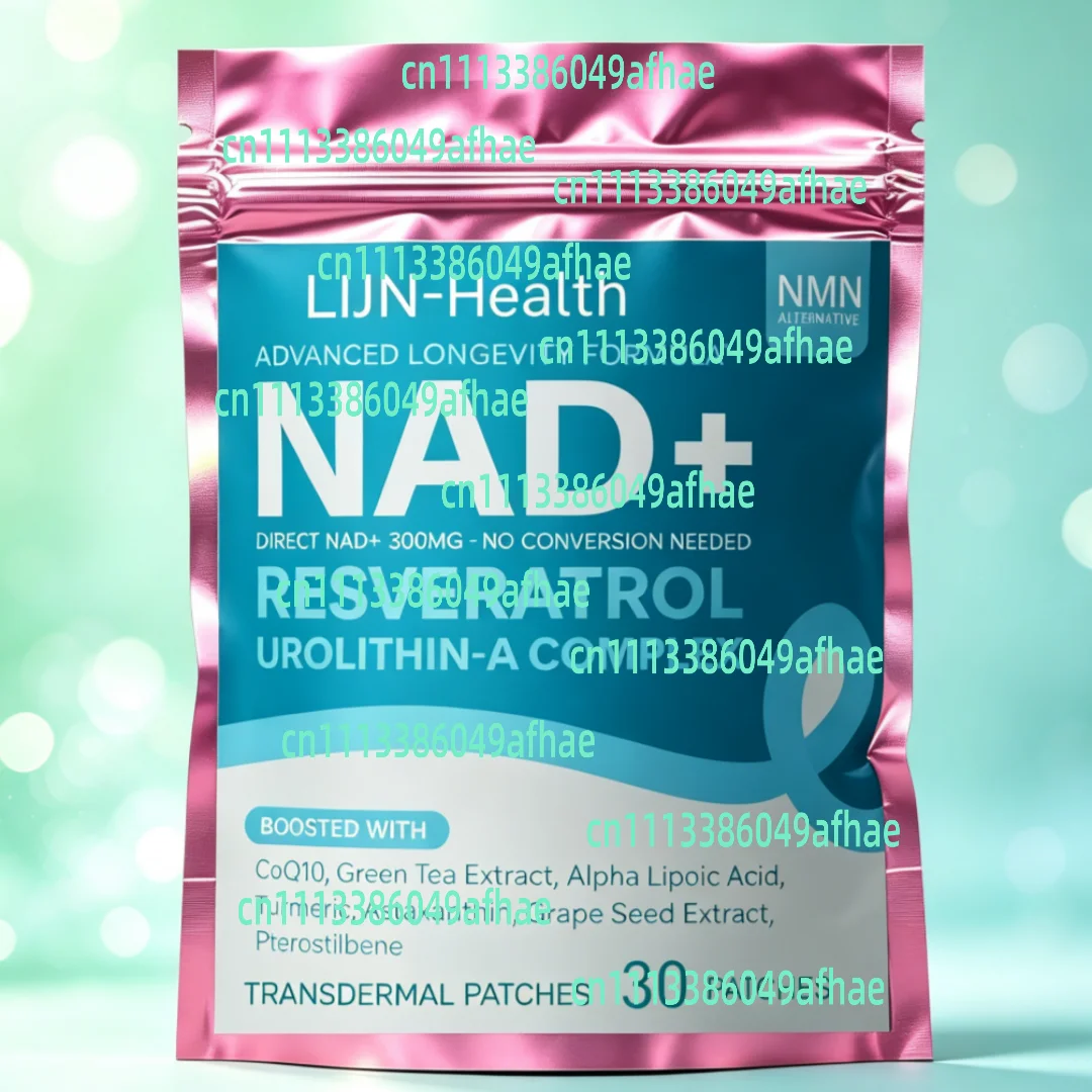 30 Patches Nad+transdermal Patches With Urolithin A, Coq10 & Resveratrol - Cellular Energy, Muscle & y