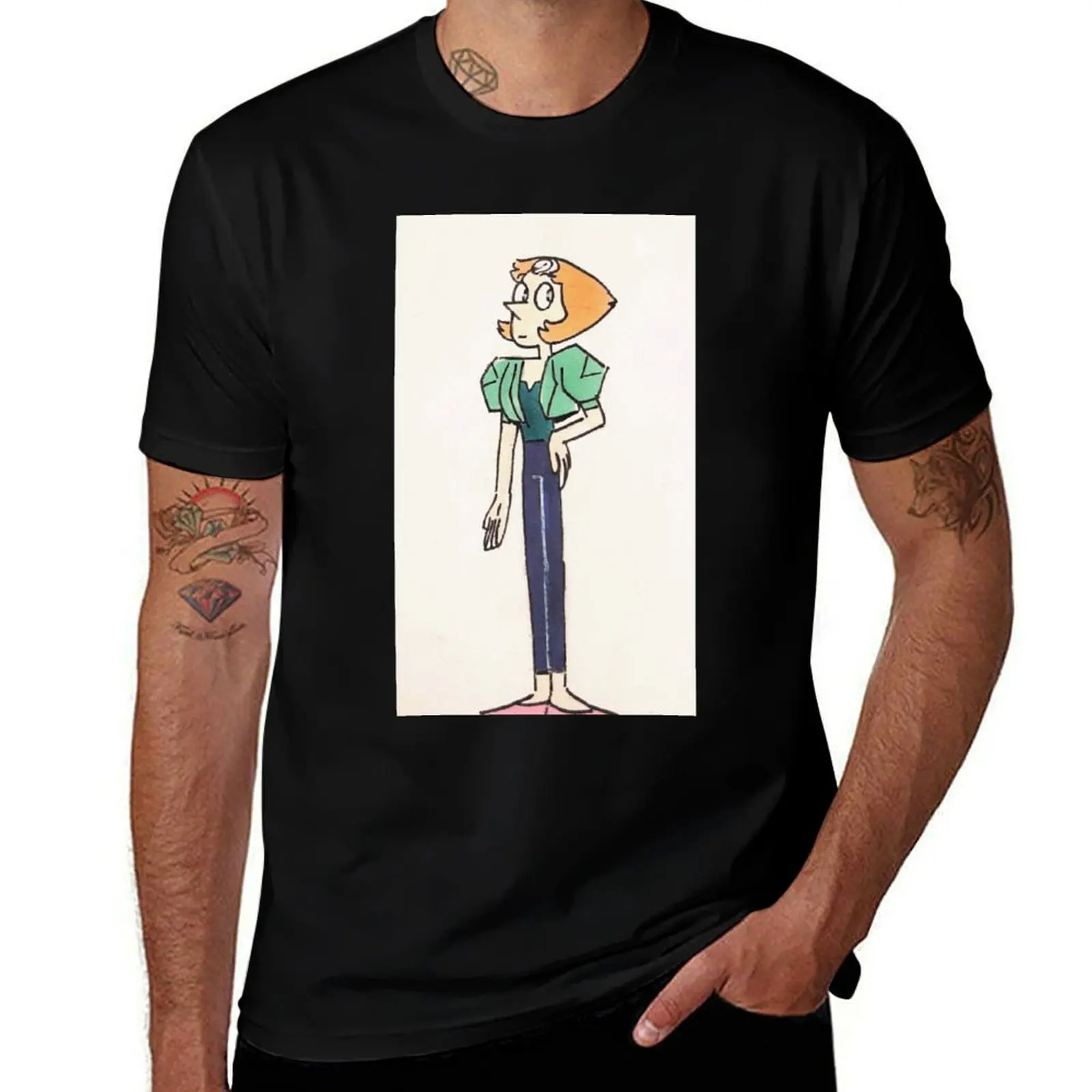 

Pearl T-Shirt shirts graphic cute tops Aesthetic clothing plus size tops clothes for men