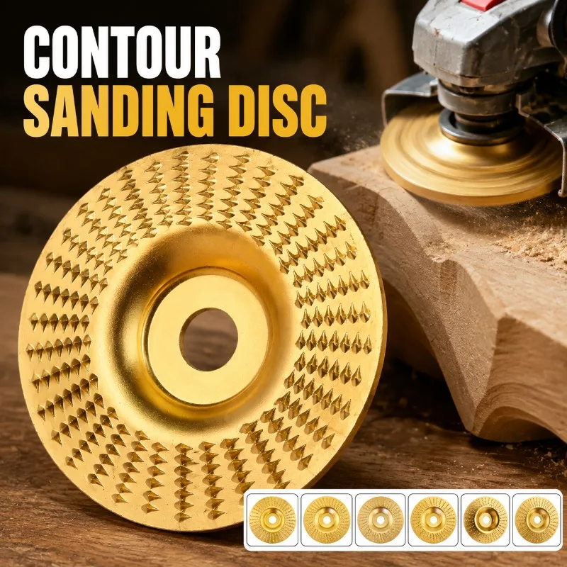 Golden Woodworking Carbide Shaping Disc Plastic Grinding Wheel for Curved Flat and Bevel Surface Processing Practical Abrasive