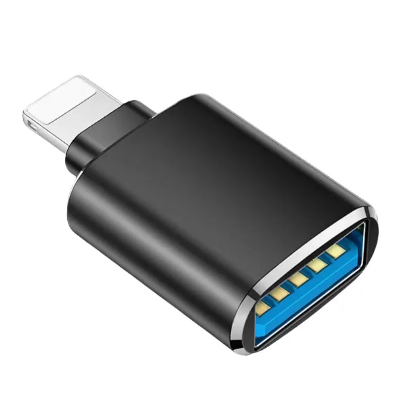 【USB 3.0 OTG Adapter for iPhone & iPad】Lightning to USB 3.0 High-Speed Data Transmission Compatible With IPhone