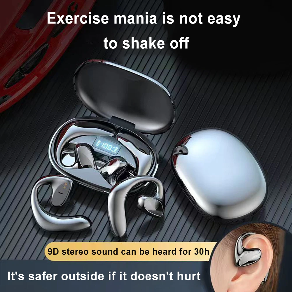 Earbud translasi BT nirkabel, headphone penerjemah dua arah waktu nyata 144 bahasa untuk perjalanan dan bisnis