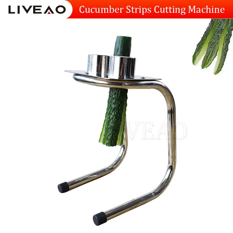 Stainless Steel Manual Cucumber Cutting Machine Latest Design Vegetable Cucumber Cutter