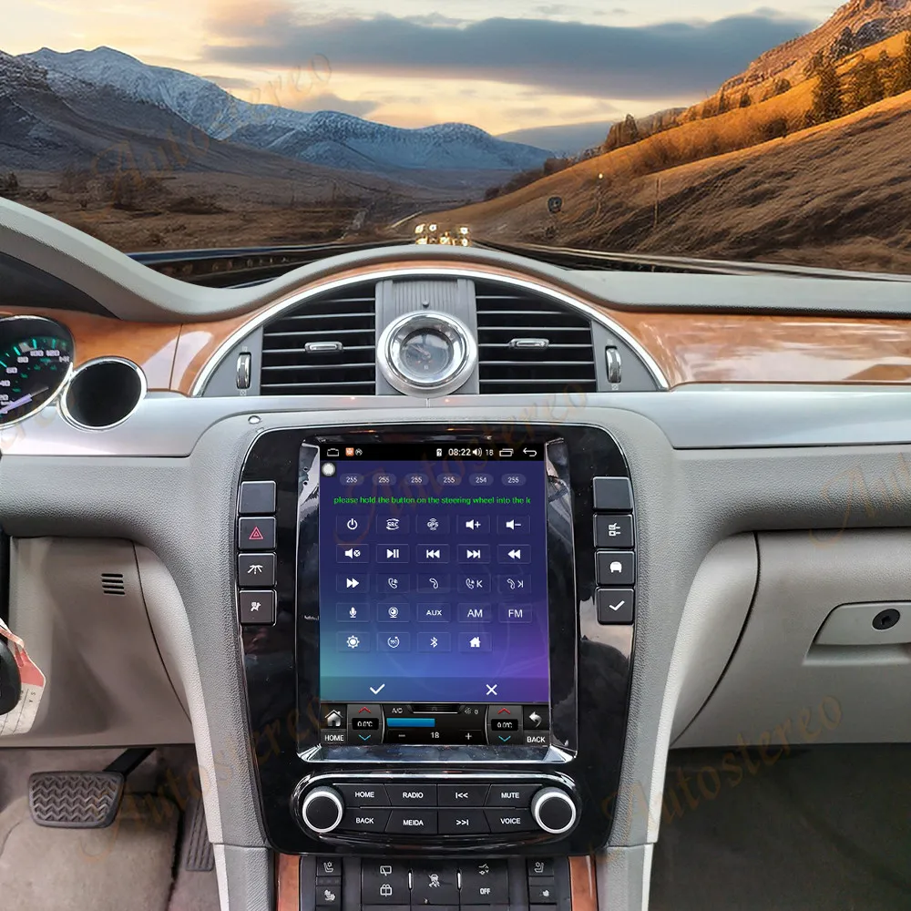 12 Inch Carplay Android 14 For Buick Enclave 2009-2016 Tesla Screen Car Multimedia Player GPS Navigation Car Radio Head Unit