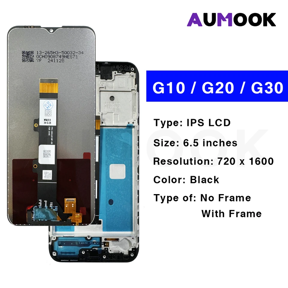 LCD para Motorola Moto G10 G20 G30 Pantalla LCD Pantalla táctil Digitalizador para Moto G30 G20 G10 Reemplazo de LCD 2