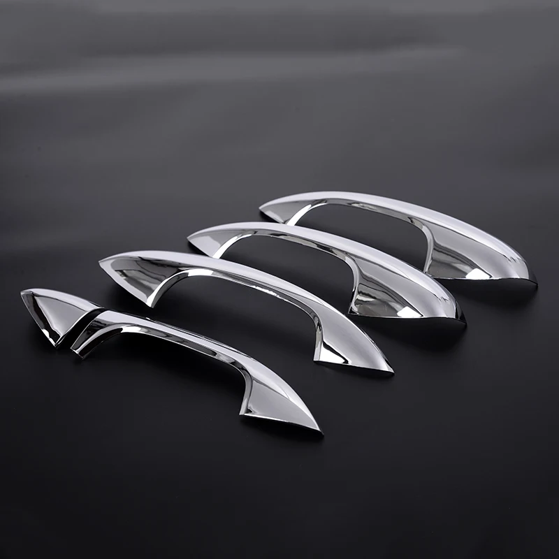 For Mercedes Benz A B Class A180 A200 A250 W177 V177 W247 2019 2020 Carbon Car ABS Chrome Door Handle Cover Trim LHD Accessories