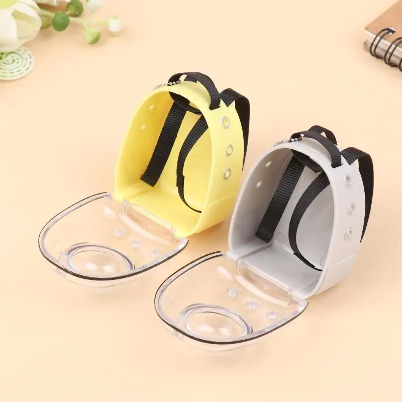 Für 15/17 cm Labubu Puppe Rucksack Puppenhaus Haustier Katze Tasche Modell Puppen Haus Szene Dekoration Ornament Pretend spielen Spielzeug