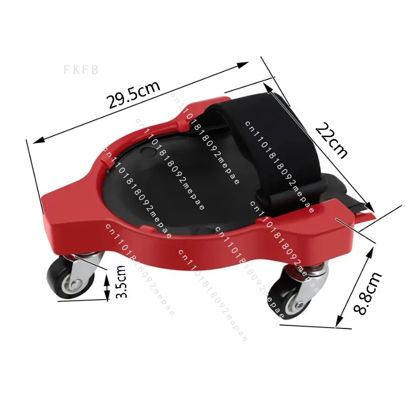 

Sliding knee pads, universal wheel mobile kneeling pad floor tile tricycle