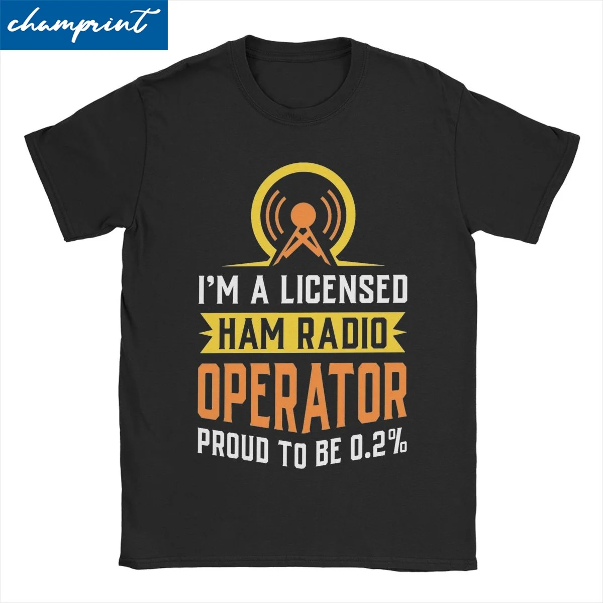 Novelty Ham Radio Operator T-Shirt Men Women's Crewneck Cotton T Shirt Short Sleeve Tees Original Clothes