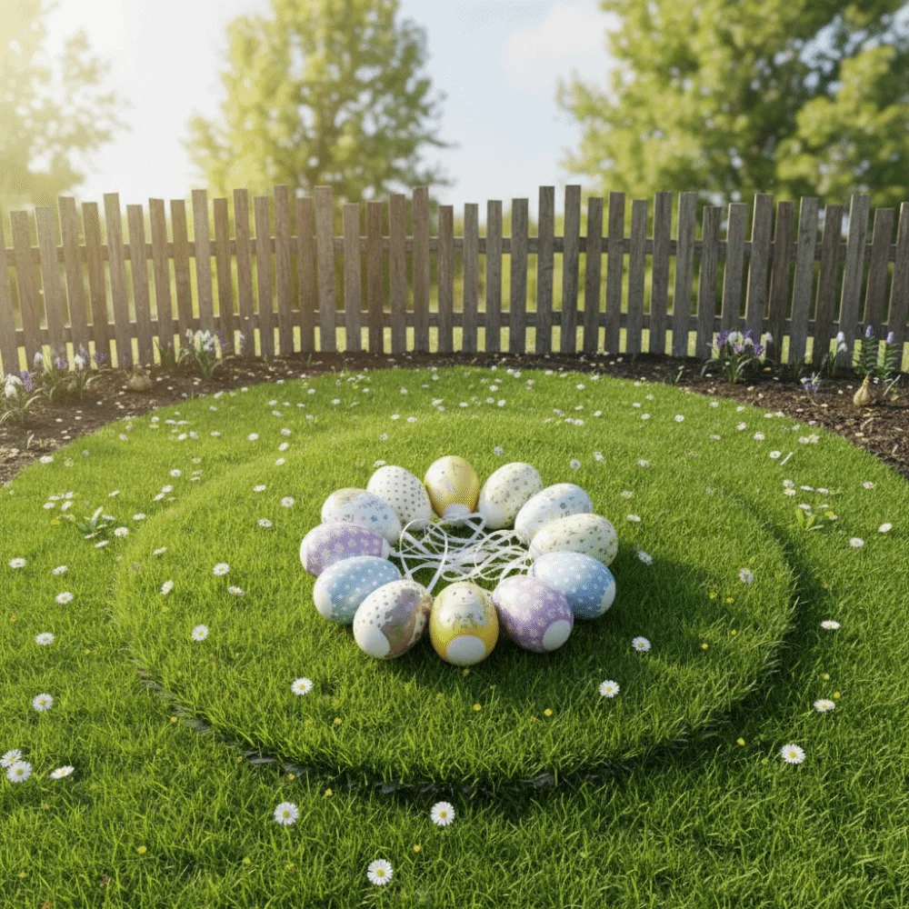 

12PCS Plastic Egg Easter Egg Decoration Scene Decoration Happy Easter Easter Party Atmosphere Easter Egg Easter Egg Pendant