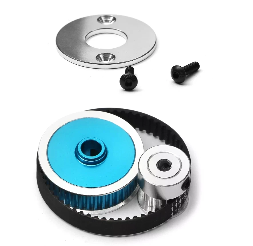 RC Car Belt Drive Transmission Gear System For Tamiya TT02 1/10 Upgrade