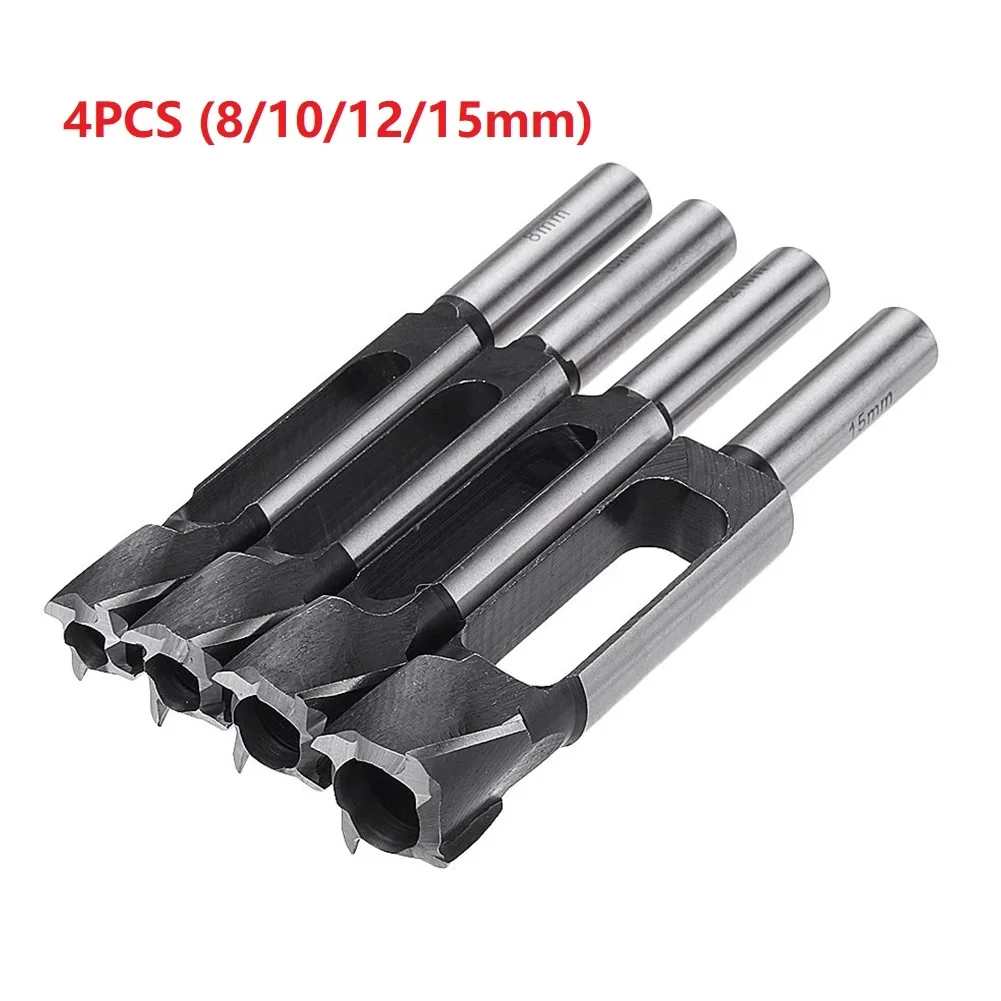 Imagem -03 - Tenon Dowel Drill Bit Plug Cutter Tenon Maker Cônico Madeira Plug Cutter Round Bar Hole 13 mm Shank mm 10 mm 12 mm 15 mm Pcs