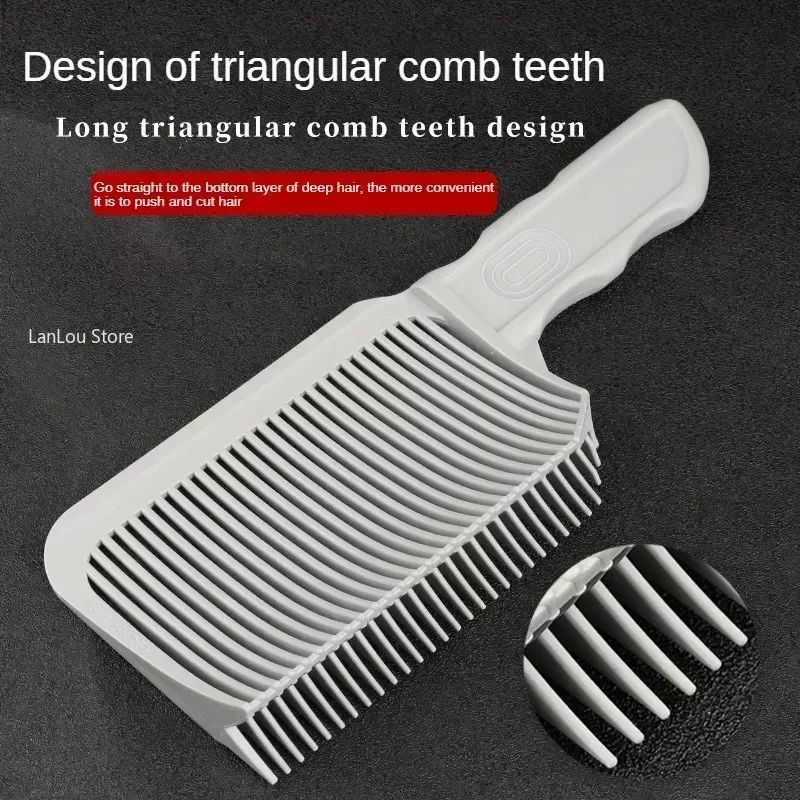 Fading Comb Professional Barber Clipper Blending Flat Top Hair Cutting Comb For Men Heat Resistant Fade Brush Barber Accessories