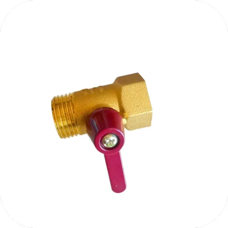 SHX Brass Ball Valve 4 Parts Inside and Outside Wire Butterfly Valve DN15 Straight Inside and Outside Thread Small Ball