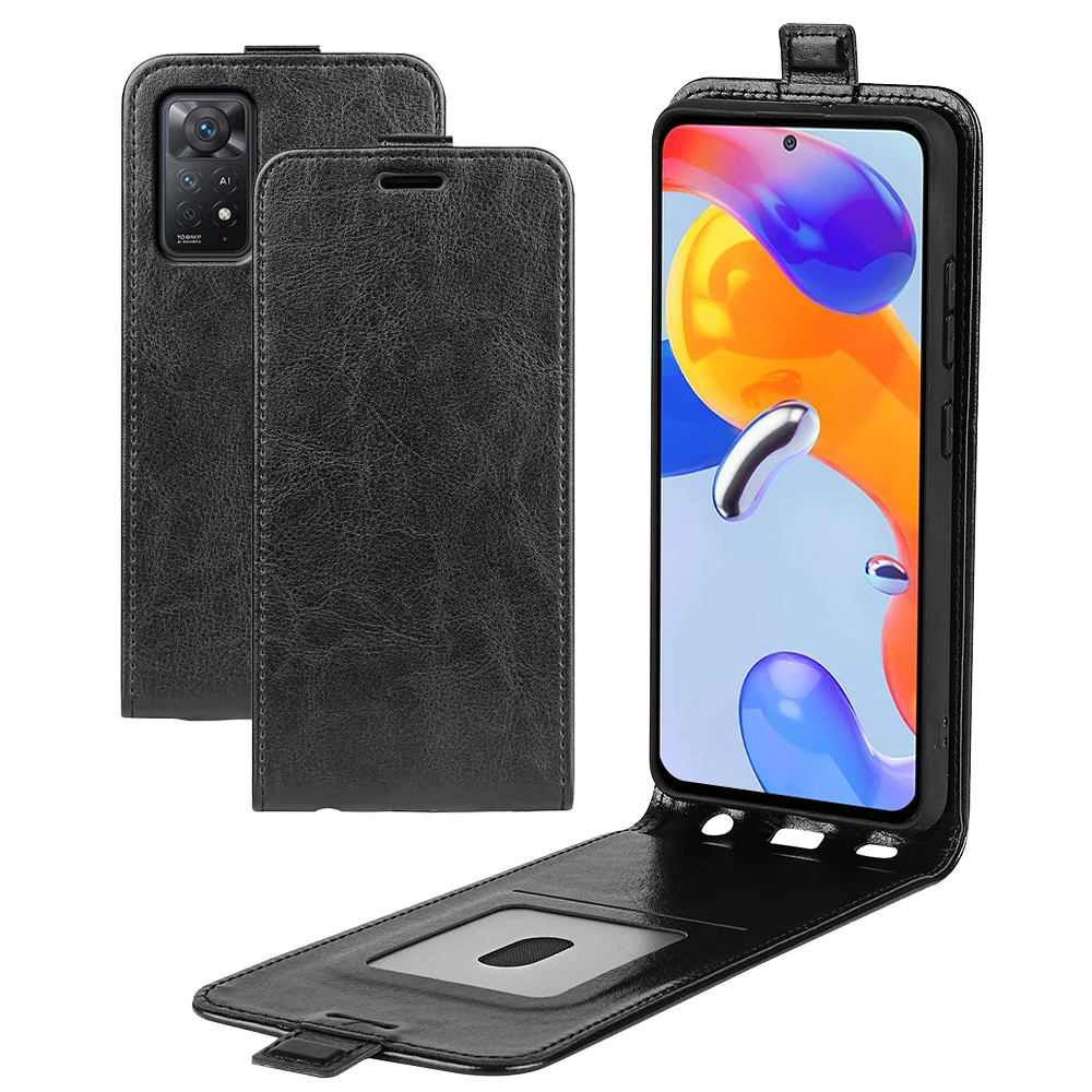 For Xiaomi Mi Redmi Redmy Note 11 Pro 5G 4G Case Flip Vertical PU Leather Phone Cover Coque Fundas Bag Book Protector чехол