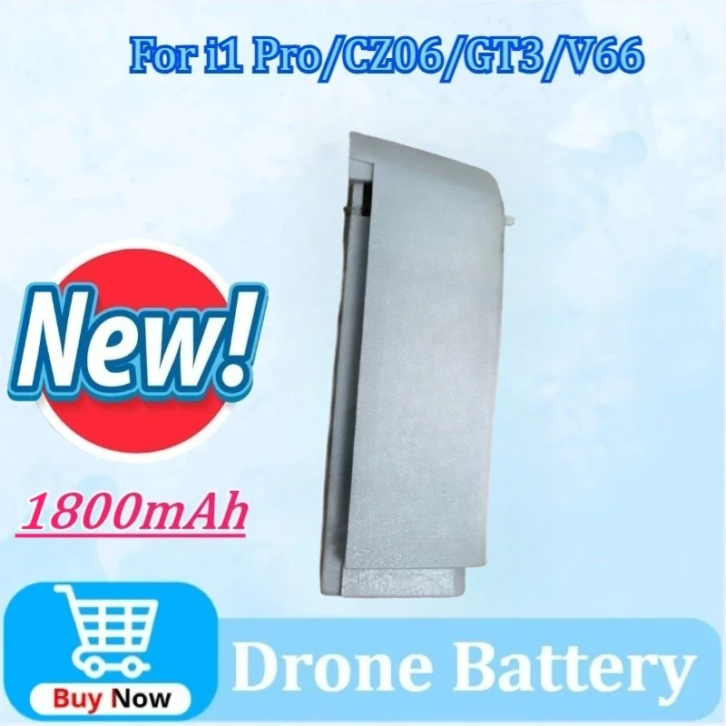 

New 3.7V 1800mAh Replacement Drone Battery for I1 Pro/CZ06/GT3/V66 RC Quadcopter Accessory Parts Powerful Replacement Batteries