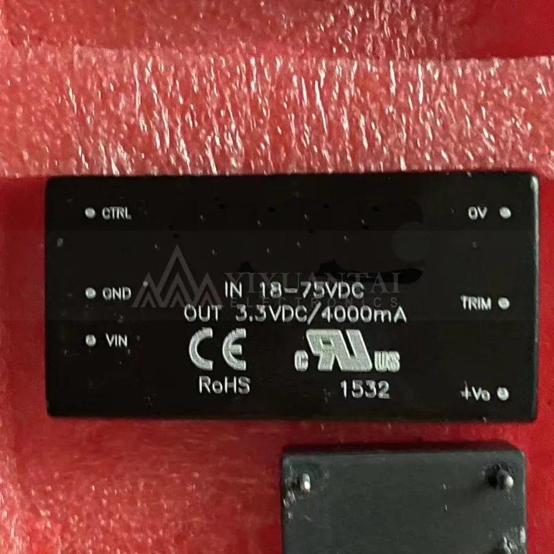 Módulos do conversor do DC-DC, URB4803LD-15WR2, 18-75V, 3.3V, 4000mA, 2 PCes