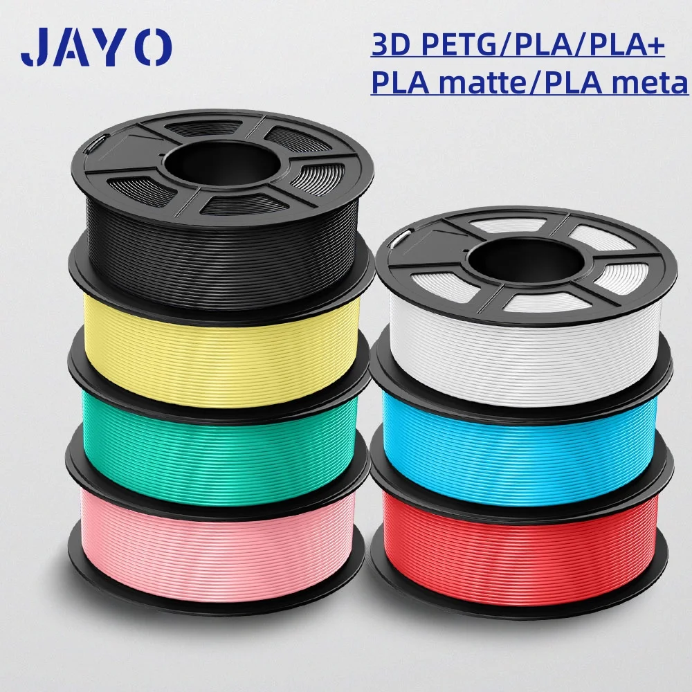 

JAYO PLA /PETG/PLA PLUS/ PLA meta /PLA matte 3D Filament 1.75mm 3D Printer Filament 1.1KG/Roll Neatly Wound PLA for 3D Printer