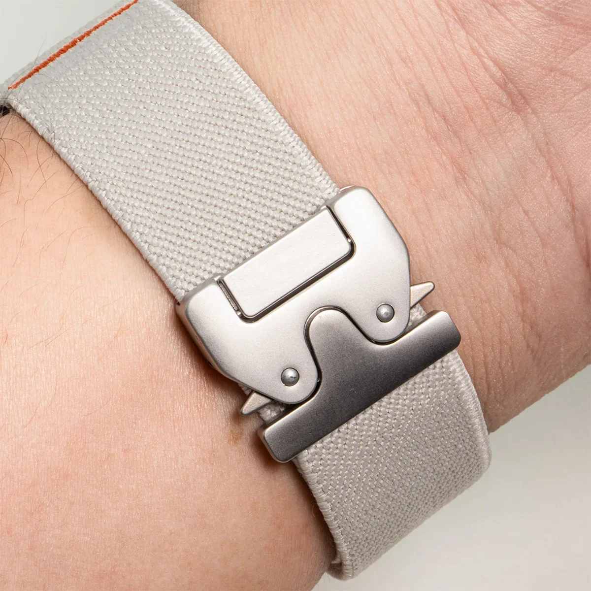 Elastic Band+Glass Case for Samsung Galaxy Watch 7 6 40mm 44mm Change To Ultra Case Nylon Parachute Buckle Galaxy Watch Strap