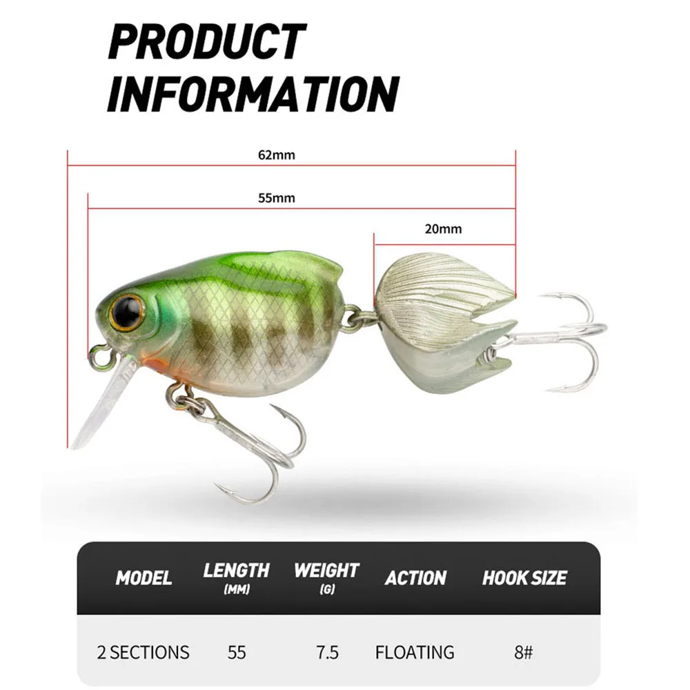 Goldfish Crankbait – Señuelo flotante para lubina y perca