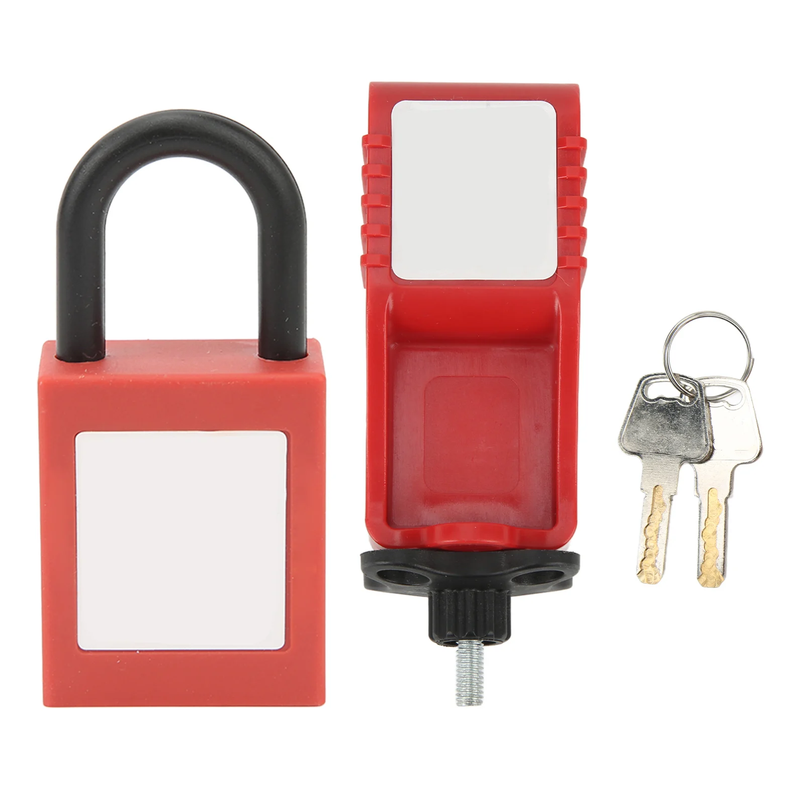 

Nylon Padlock Locking Circuit Breaker Locking Alloy Serrated 25mm Hole Locking Tagging Device