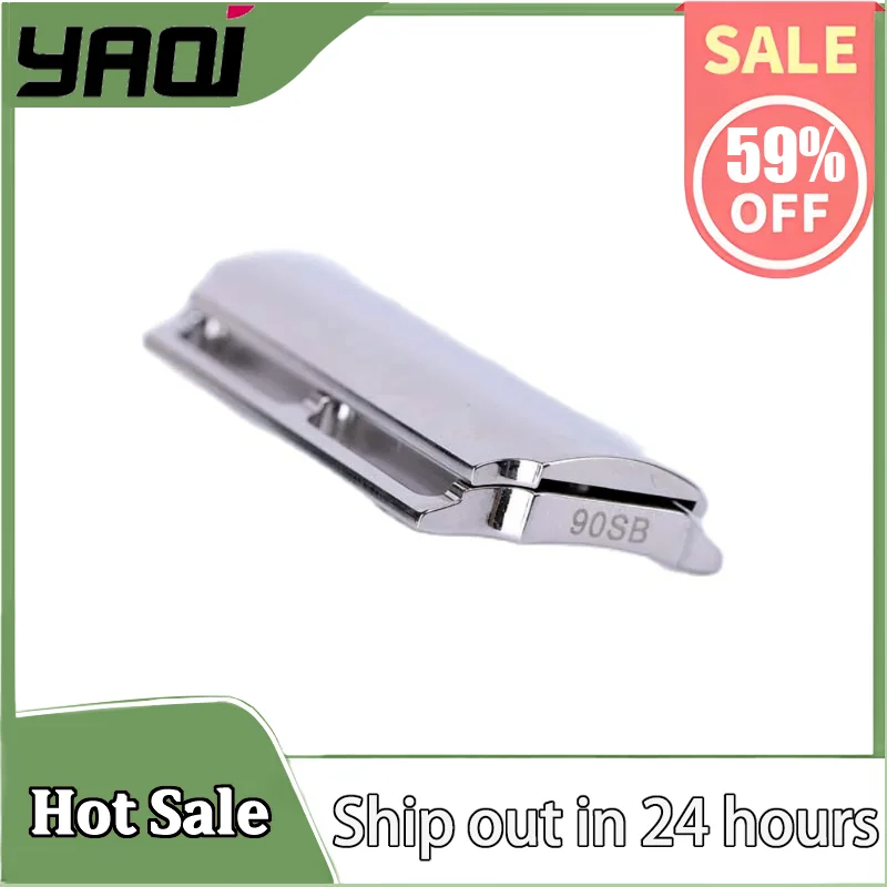 

YAQI Vostok 90SB Straight Bar 316 Stainless Steel Polished Safety Razor Head with 0.90mm Blade Gap Precision Shaving Tool(31g)