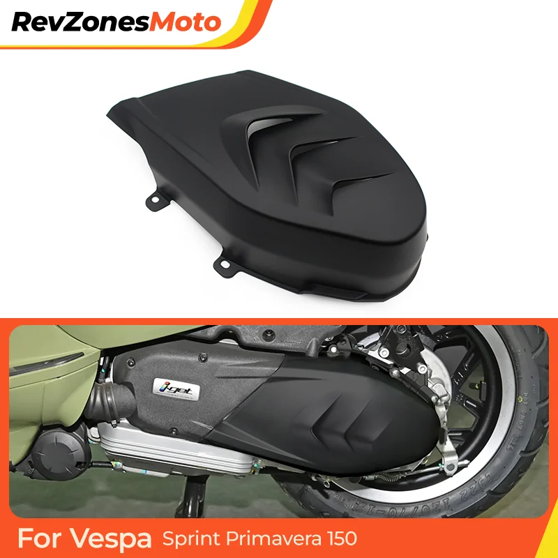 

Vespa Sprint Primavera 150 Gearbox Transmission Cover Protector ABS Plastic Shield Guard Perfect Fit for Motorcycle