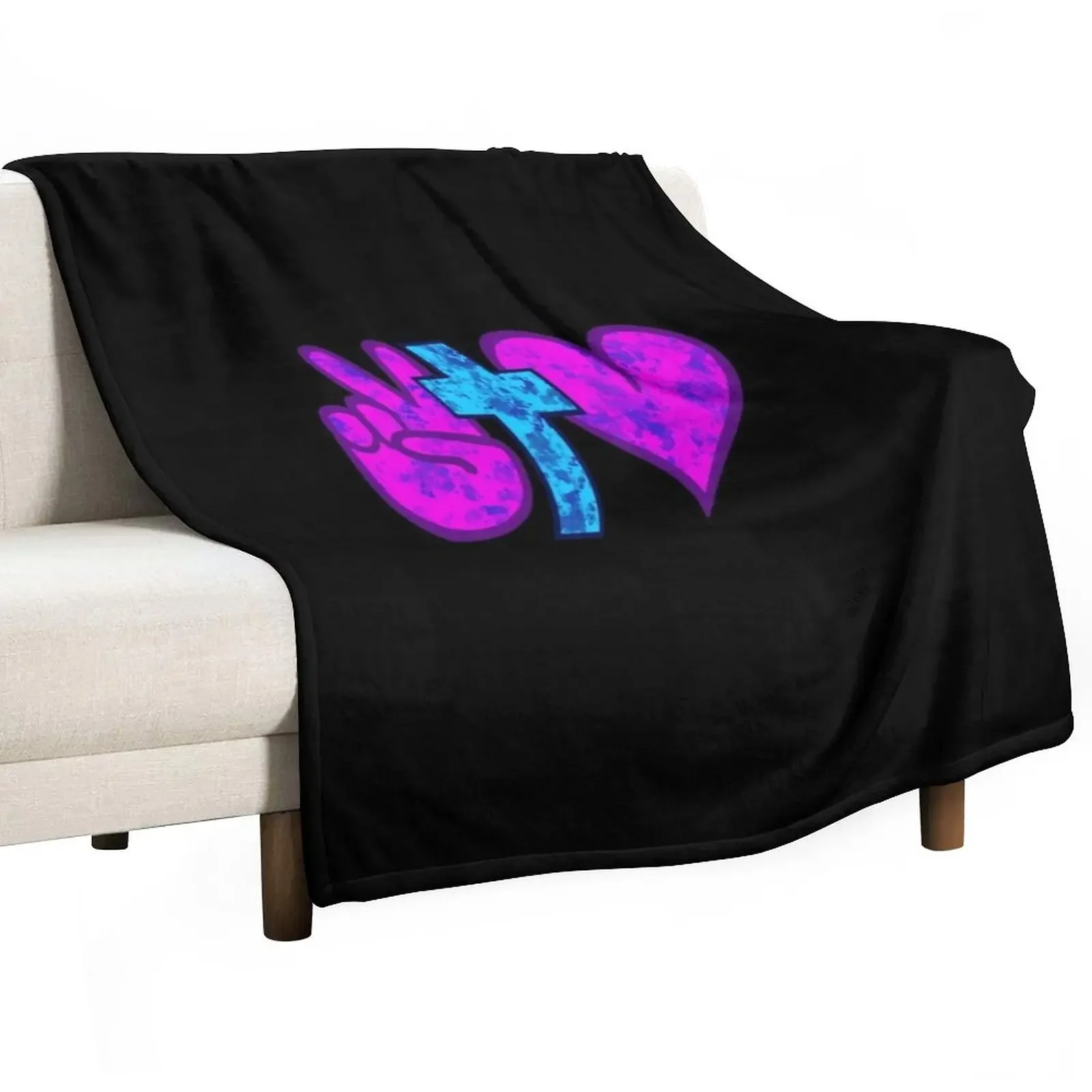 Peace love and Christ Throw Blanket warm for winter Furry Blankets Sofas Of Decoration Blankets