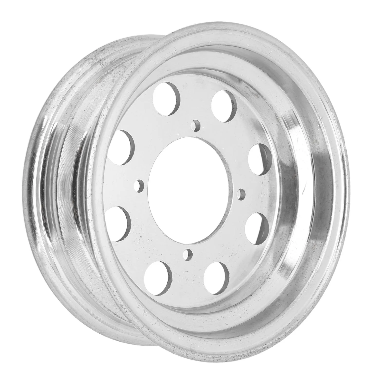 Motorcycle Front Wheel Rim Aluminium Alloy Polished Wheel Vacuum Rim Replacement for Monkey Z50 Q50 8in Tires