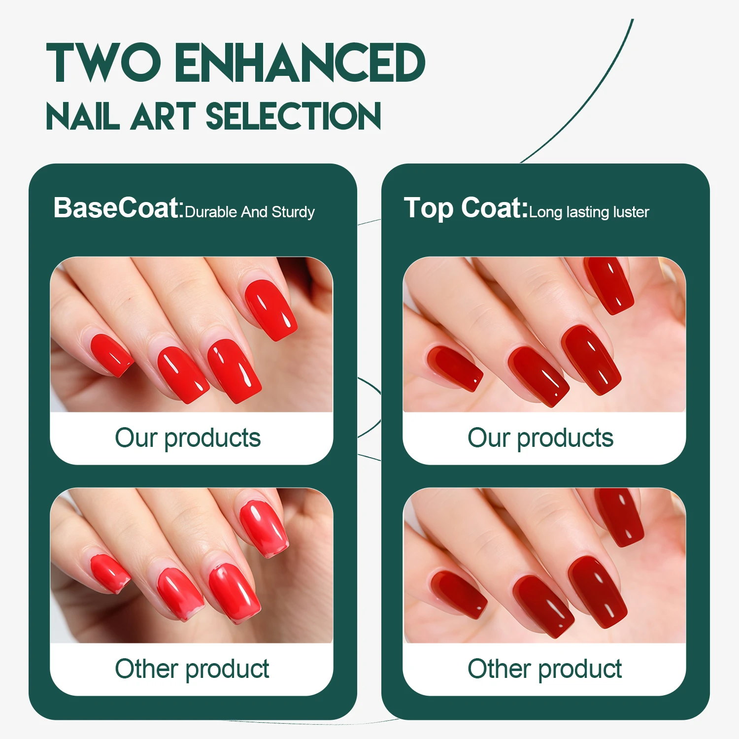 Nailpop HEMA/TPO capa Base superior libre esmalte de Gel 15ml claro remojo UV/LED curado salón de arte profesional uso en el hogar de larga duración 1 pieza