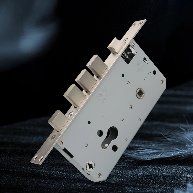 6860 High Security Mortise Door Lock Body Four Bullet With Anti Theft Silence Latch Smart Lock Special Fittings