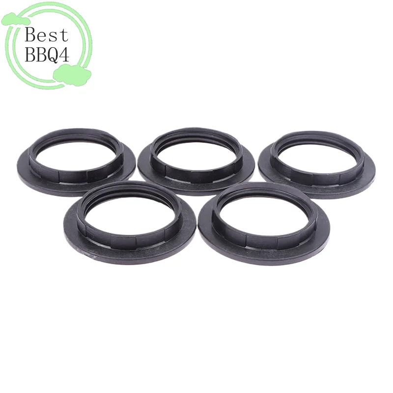 (BBQ4)5pcs E14 / E27 Lampshade Collar Rings Threaded Candelabra Base Retainer Lock Light Shades Socket Reducing Ring Bulb Holder